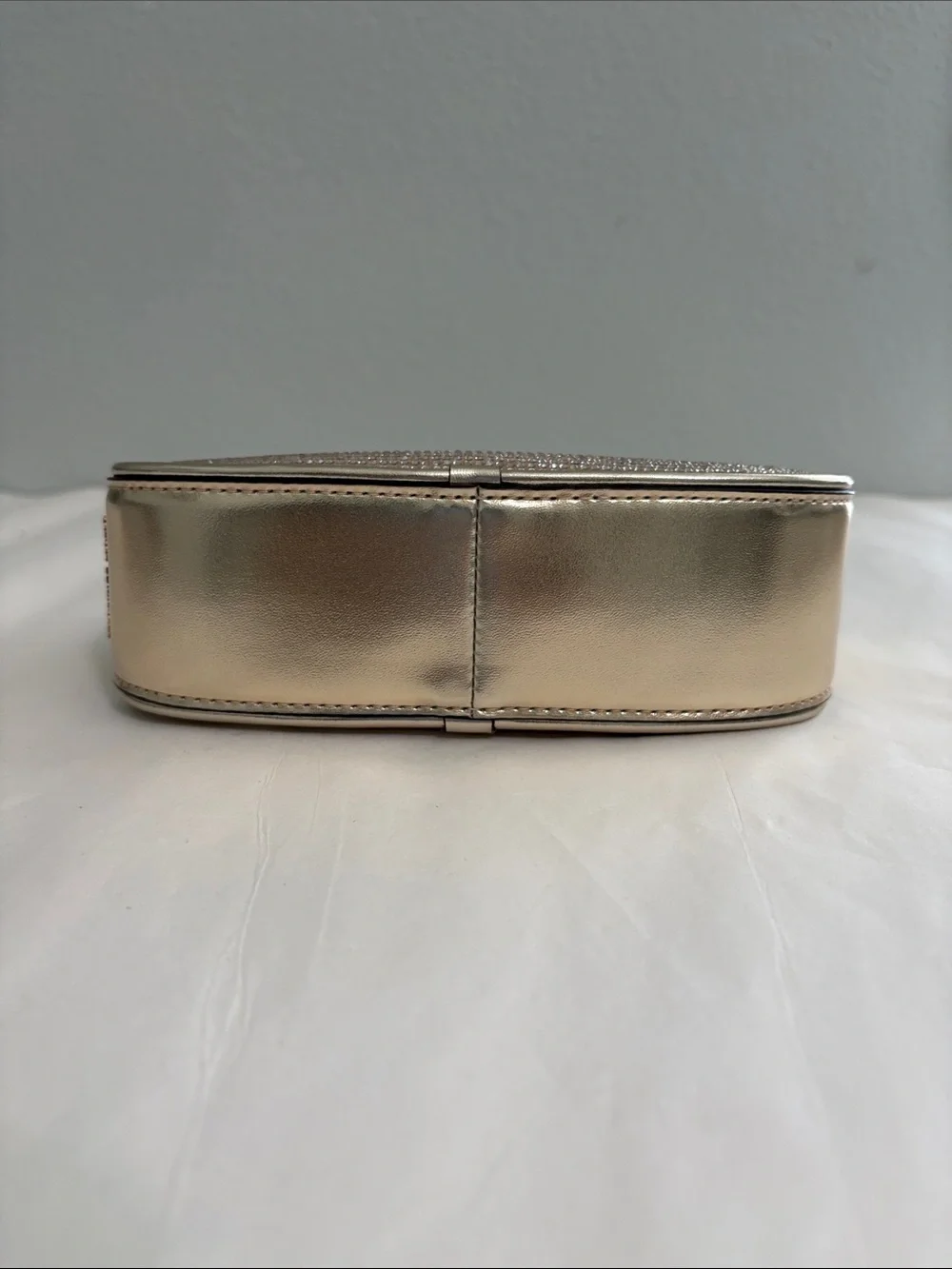 Michael Kors Crystal Chain Crossbody Bag in Gold Color